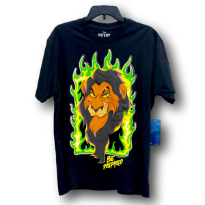 Disney Villains Scar Double-Sided Graphic T-Shirt - Size Medium - NWT